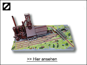 Modellbau Anlage mit Hochofen