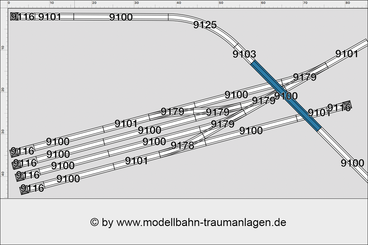 Gleisplan Spur N Hochofen & Hüttenwerk