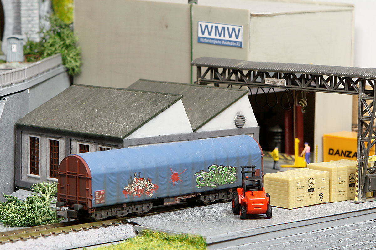 Fabrik Spur N Kitbashing