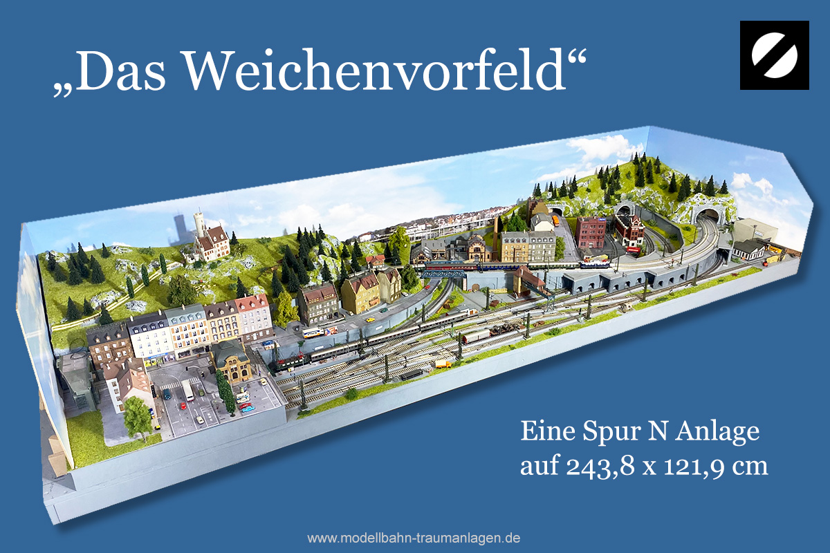 Anlage mit KATO Spur N Gleisen