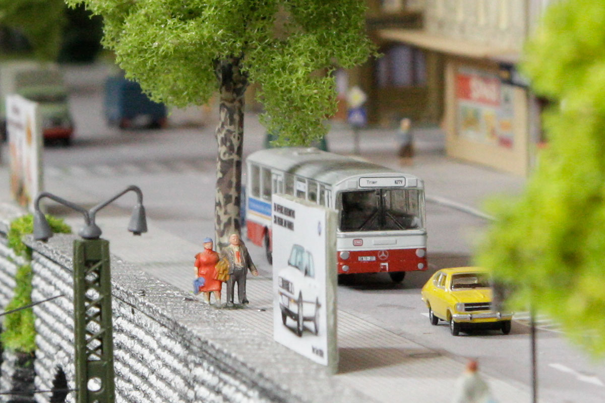 Modellbahn Stadt gestalten