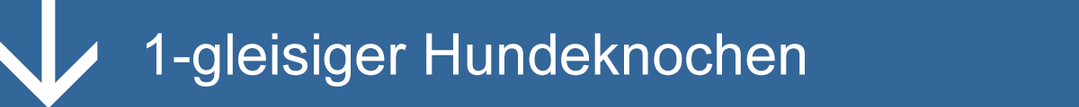 1-gleisiger Hundeknochen