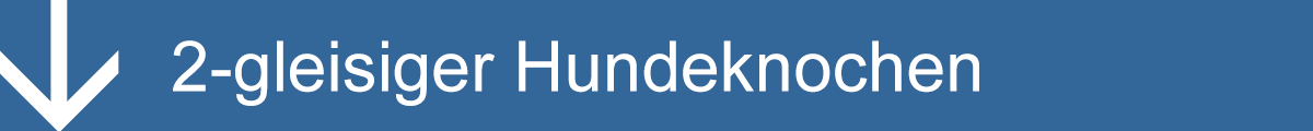 2-gleisiger Hundeknochen