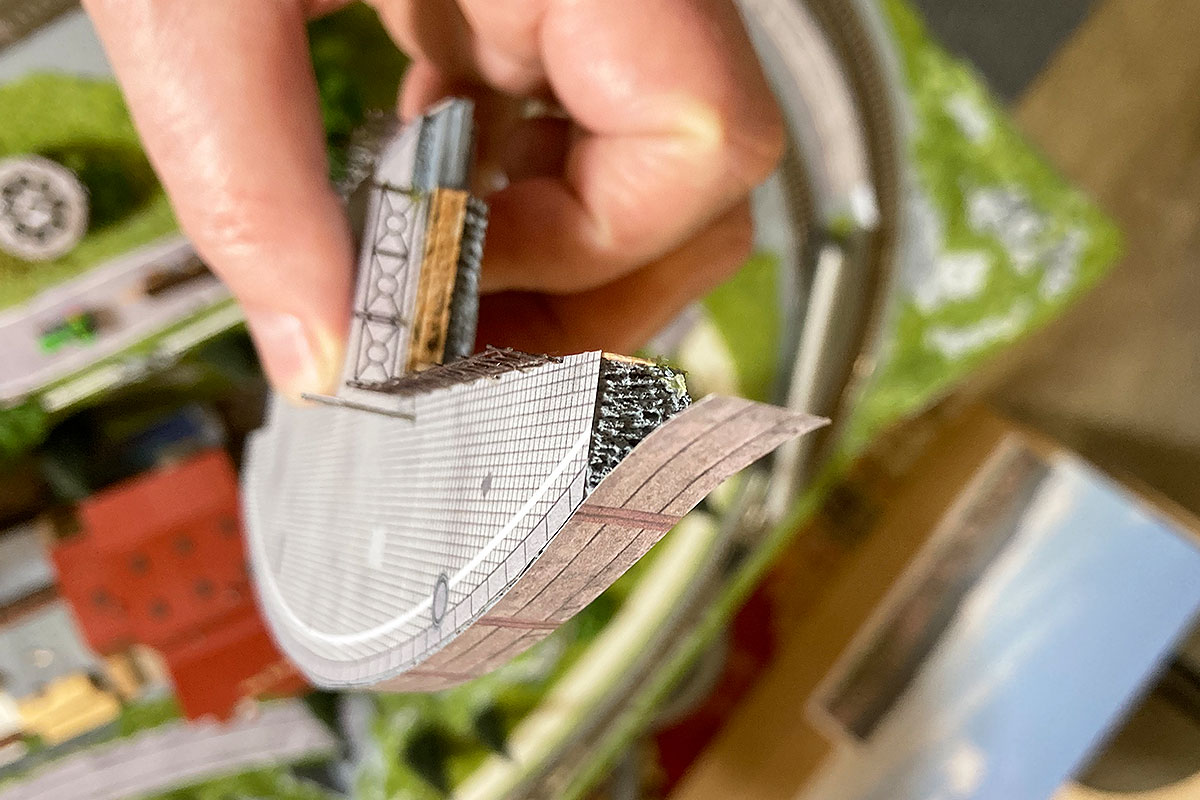 Bahnhof Kleinstanlage Spur N