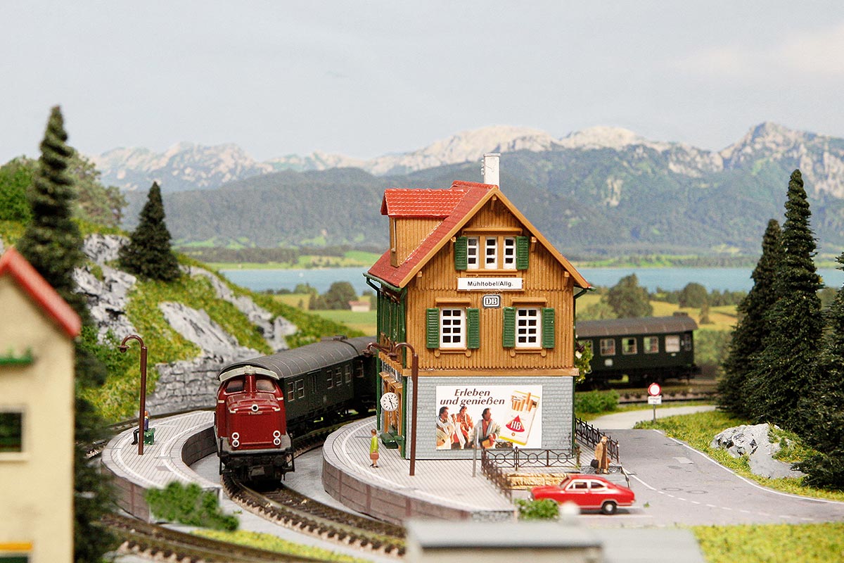 Kleinstanlage Spur N Bahnhof