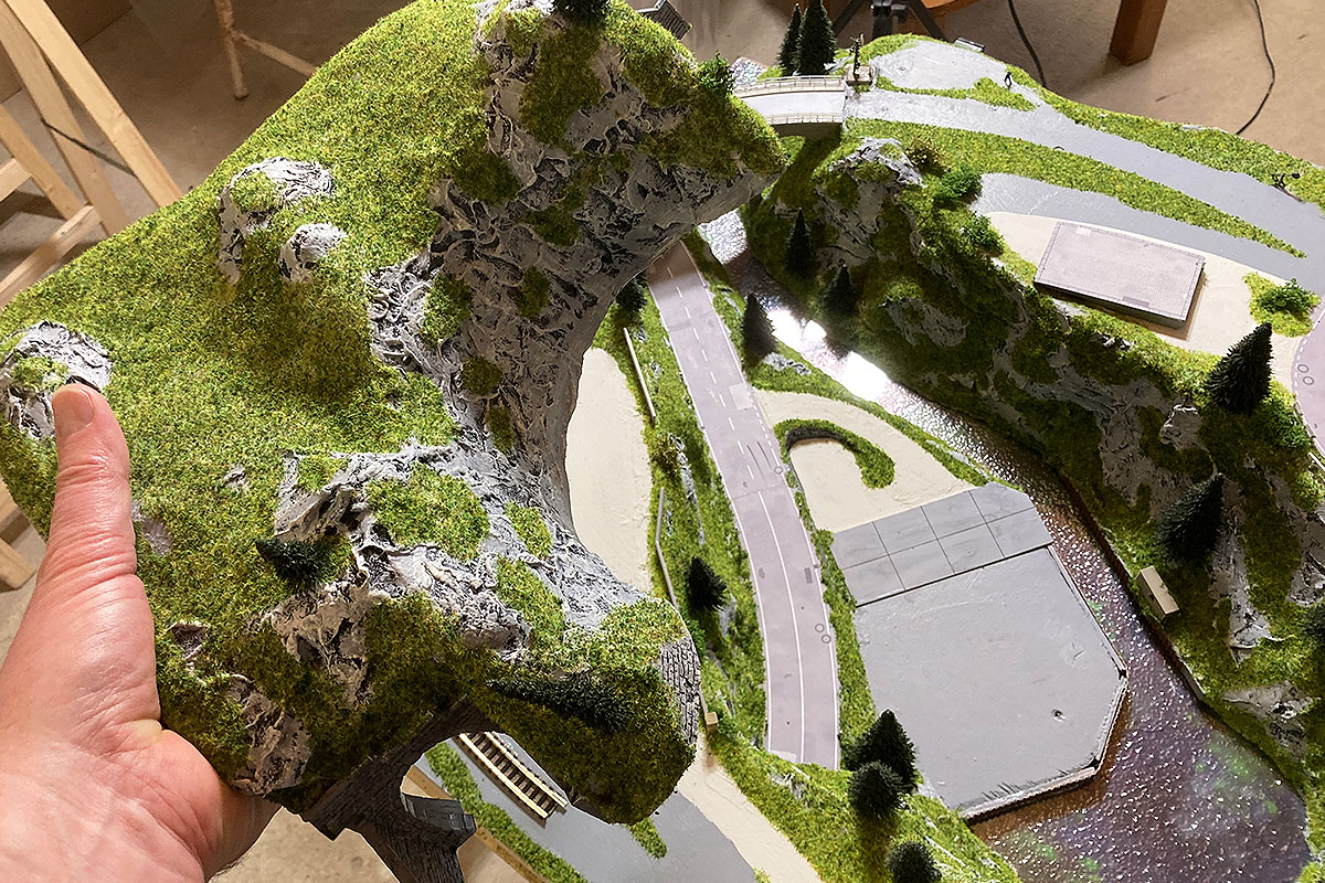 Kleinstanlage Spur N Tunnel