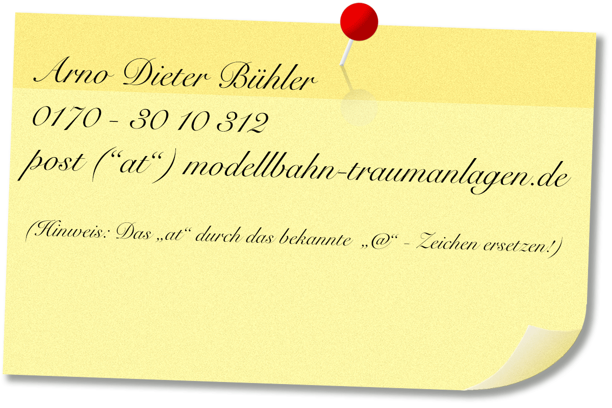 Anfrage professionelle Gleisplanung